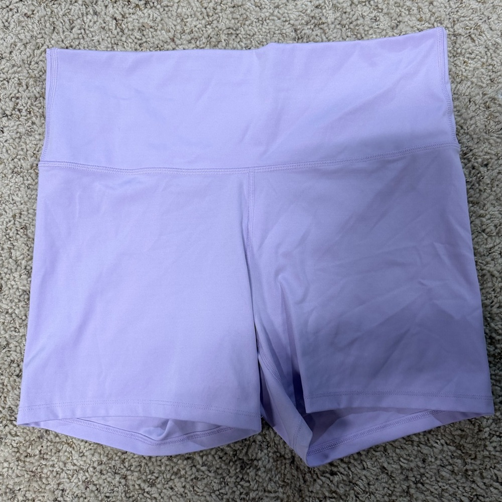 All in Motion Lavender Biker Shorts